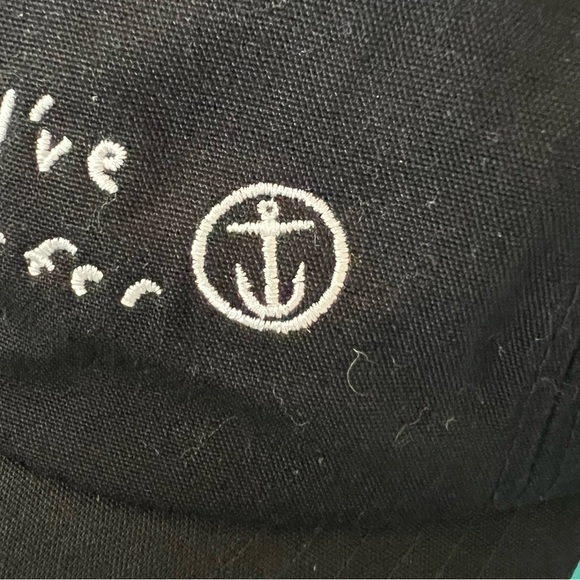 Captain Fin "I Should've Been a Surfer" Yupoong Black Adjustable Sample Surf Hat - Picture 8 of 9